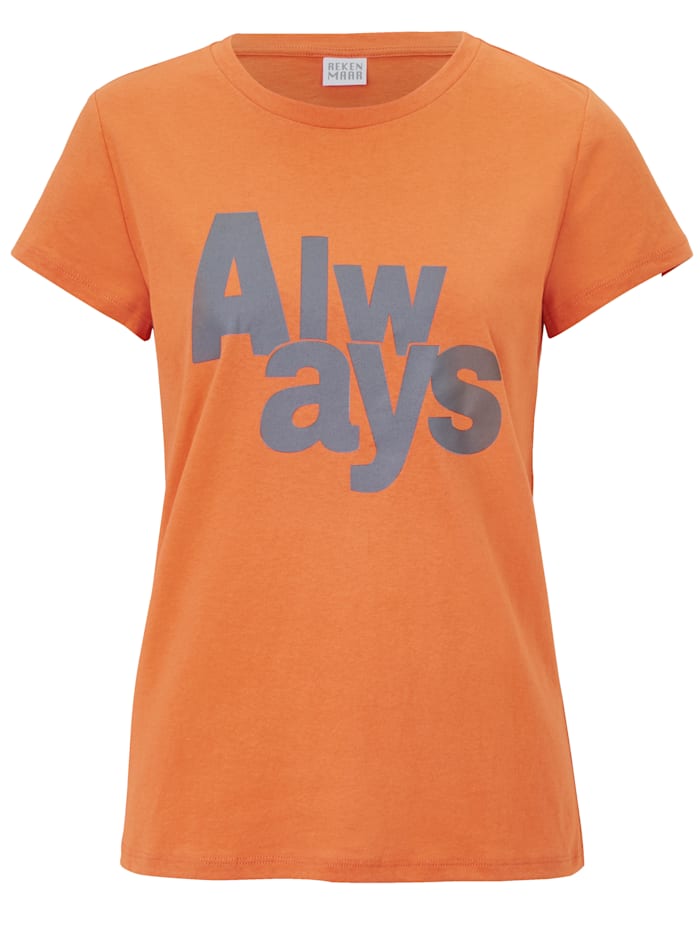 Shirt REKEN MAAR Orange günstig online kaufen