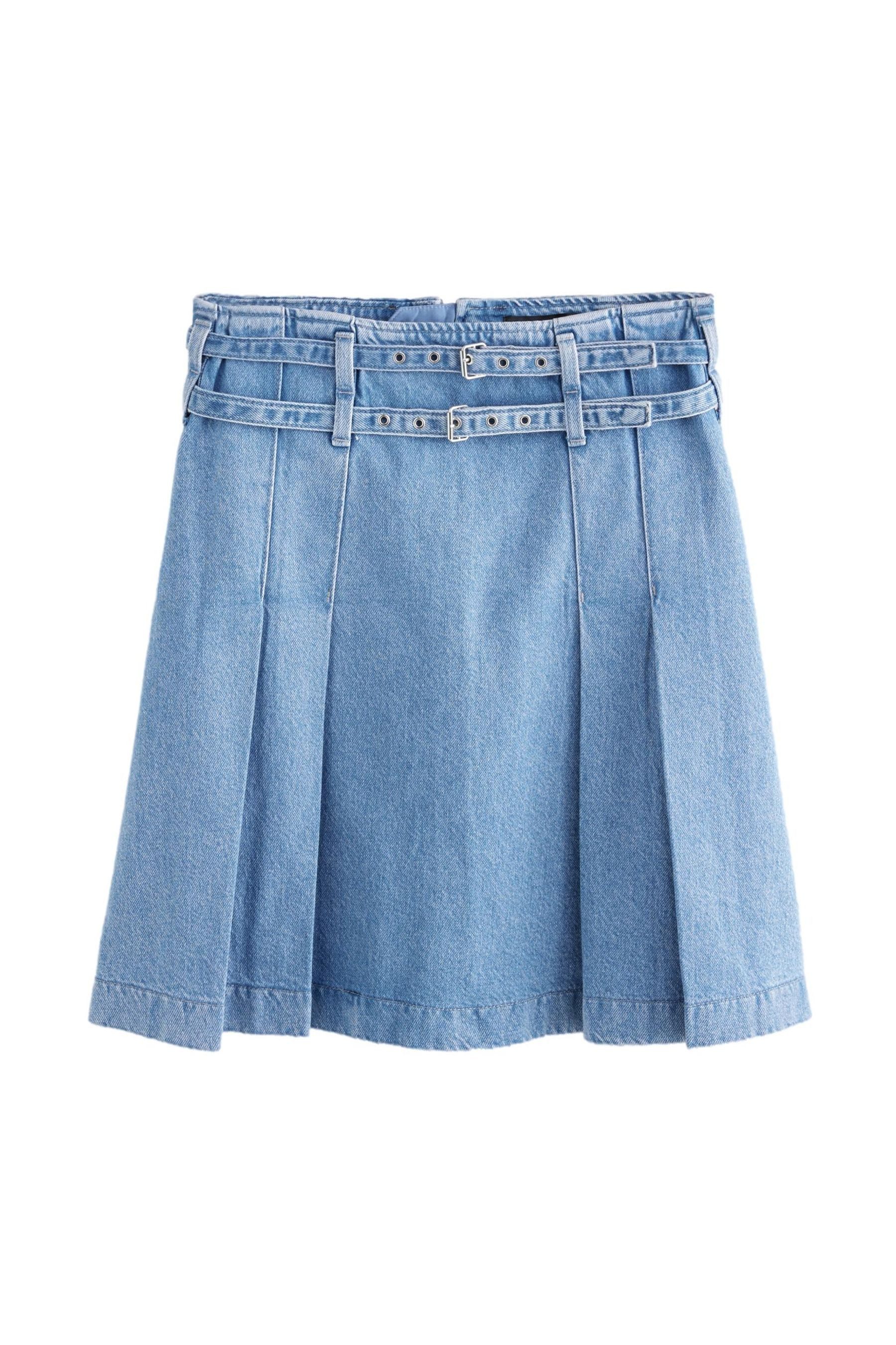 Next Jeansrock Kiltrock mit Gürtel (1-tlg) günstig online kaufen