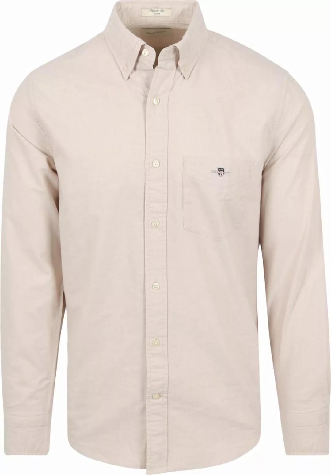 Gant Casual Hemd Oxford Beige - Größe 3XL günstig online kaufen