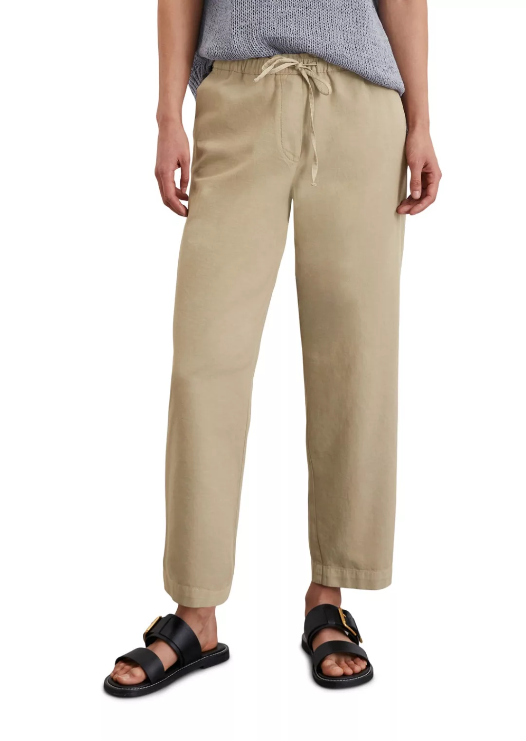 Marc OPolo Chinohose "aus Organic-Cotton-Leinen-Mix" günstig online kaufen