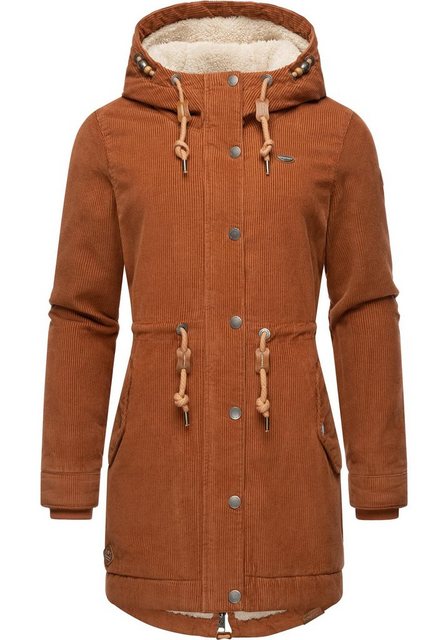 Ragwear Winterjacke "Canny Corduroy", mit Kapuze, stylischer Damen Cordmant günstig online kaufen