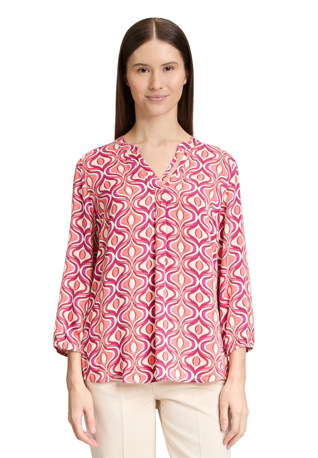 Cartoon Shirtbluse "Cartoon Damen Blusenshirt mit Muster" günstig online kaufen