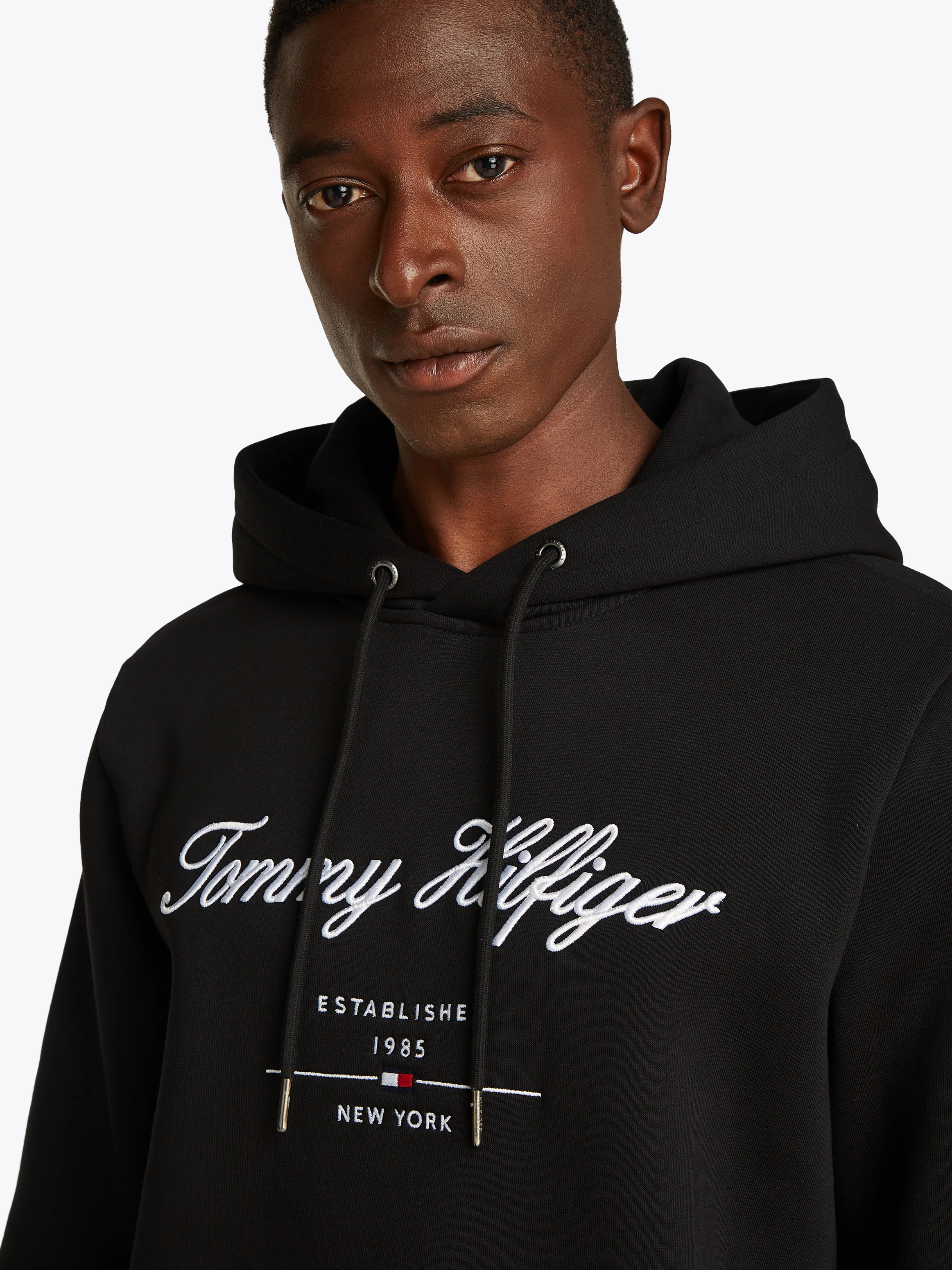 Tommy Hilfiger Hoodie SCRIPT LOGO HOODY mit aufgesticktem Logo günstig online kaufen