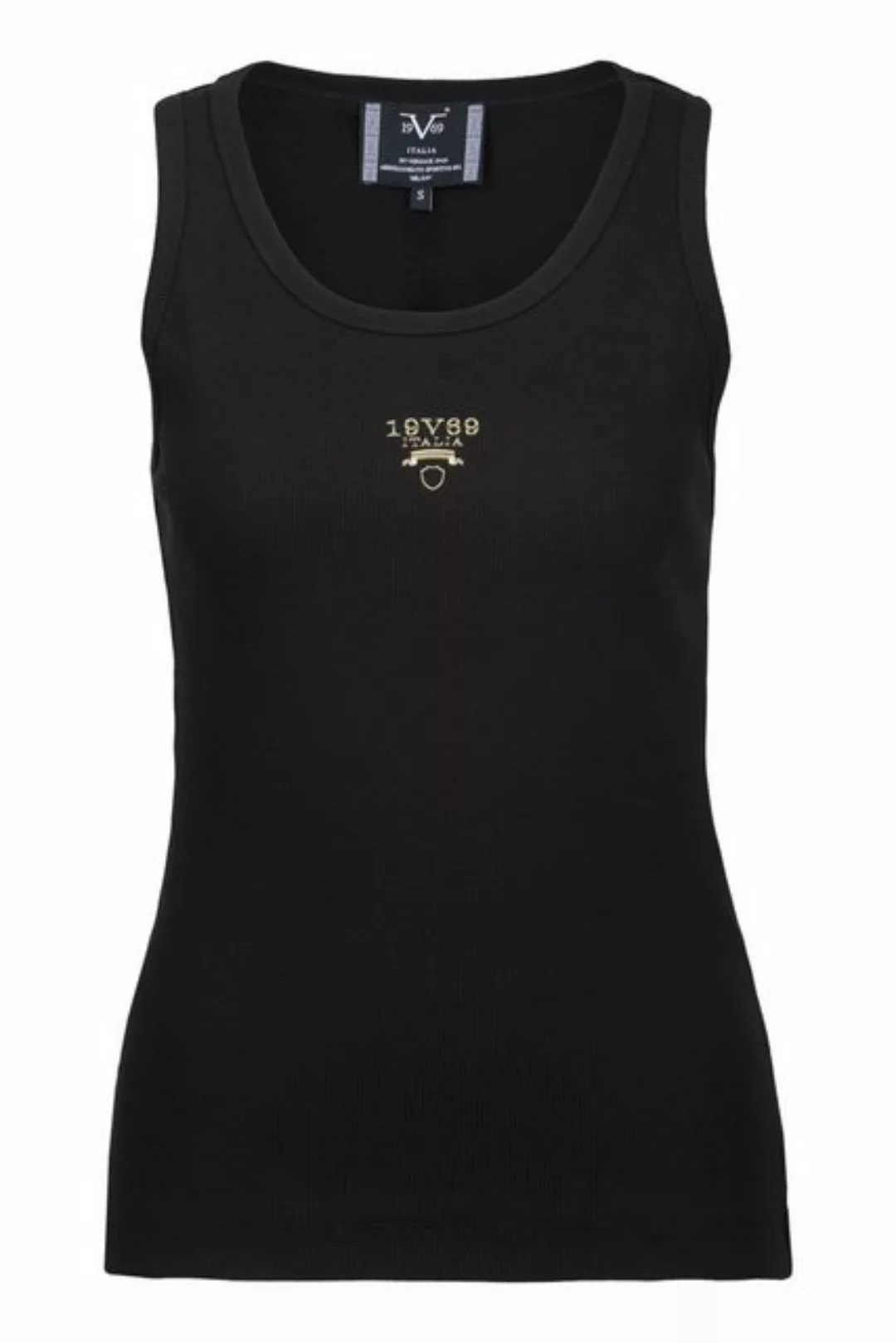 19V69 Italia by Versace T-Shirt BENICE GOLD LOGO TANK TOP R-NECK günstig online kaufen