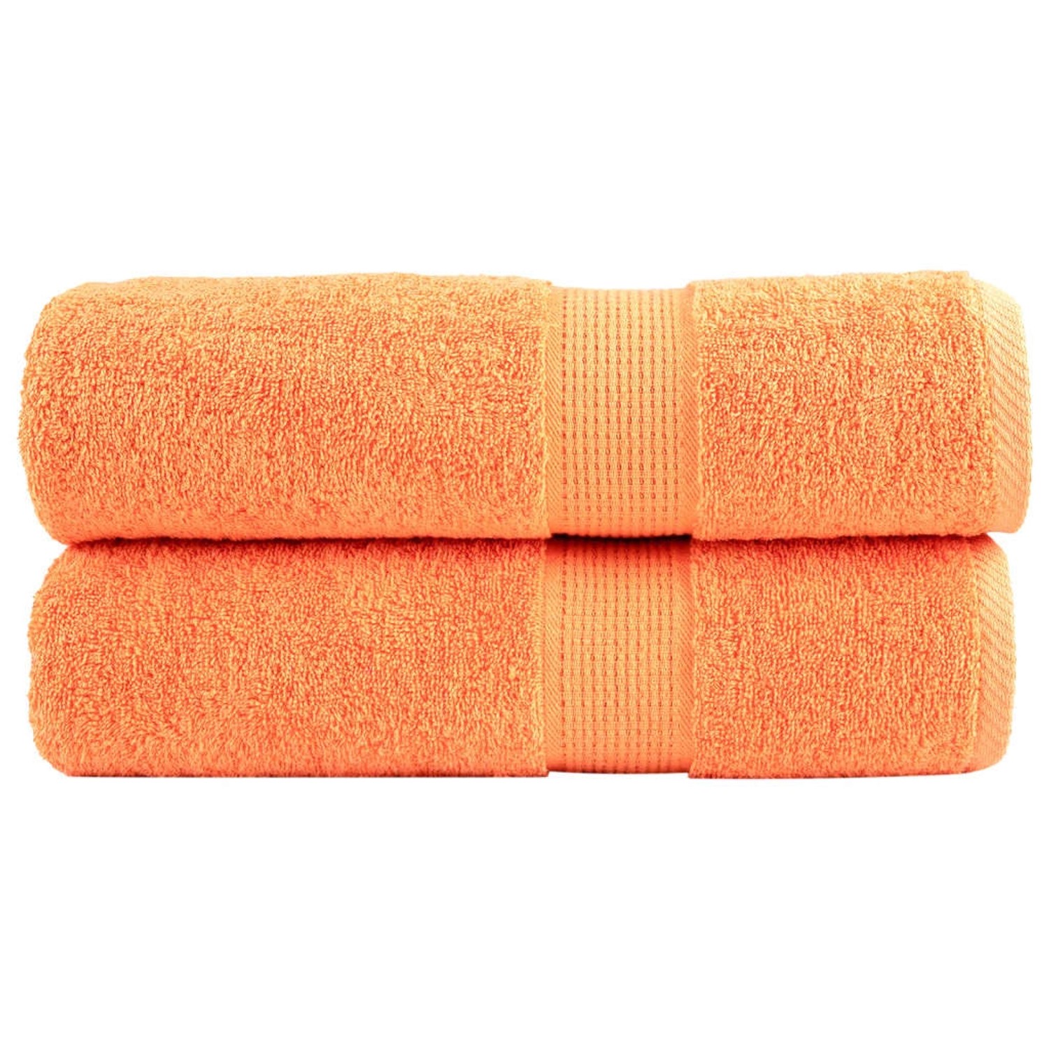 vidaXL Premium-Handtücher 2 Stk Orange 50x100 600 g/m2 100% Baumwolle günstig online kaufen