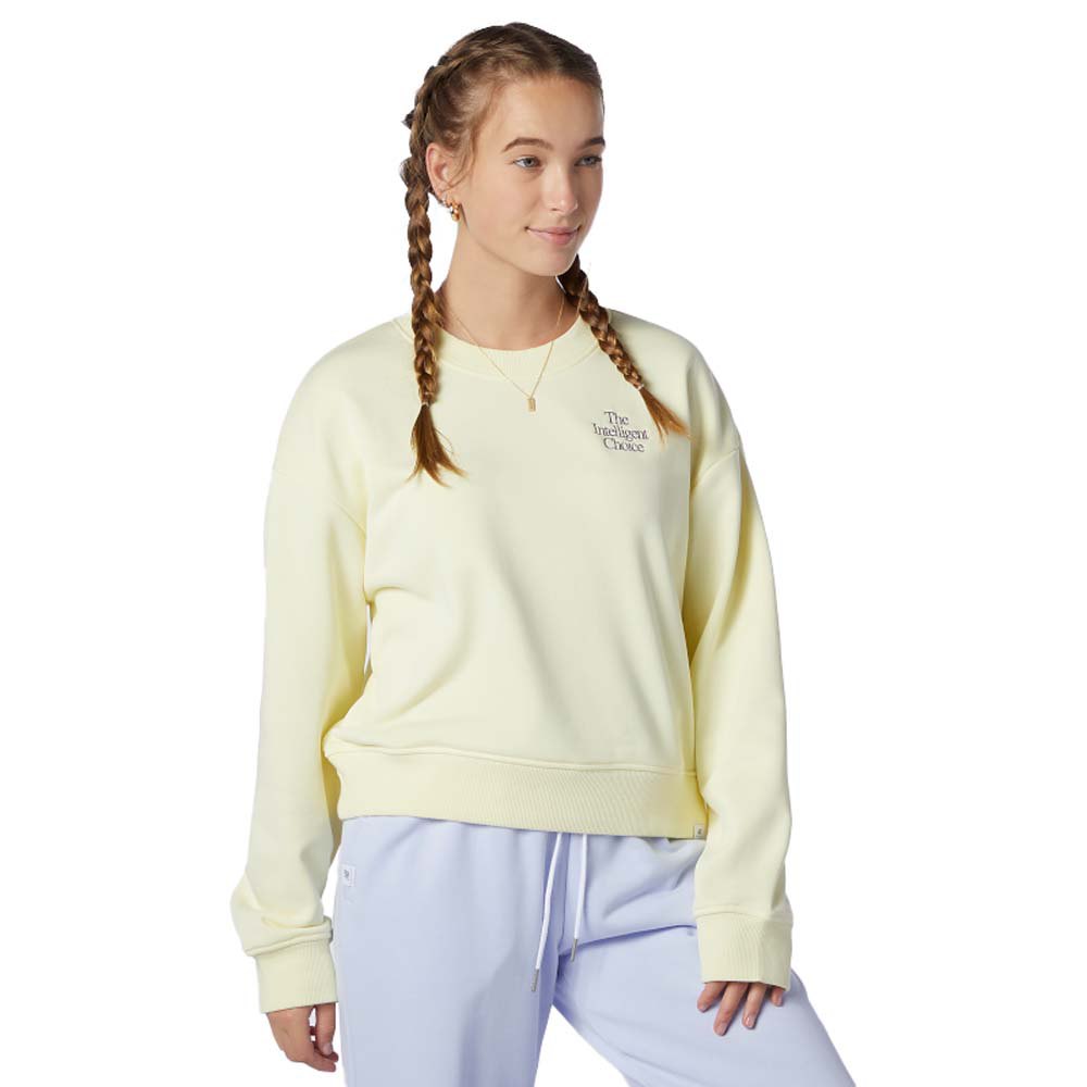 New Balance Intelligent Choice Crew Sweatshirt XS Saturn Yellow günstig online kaufen