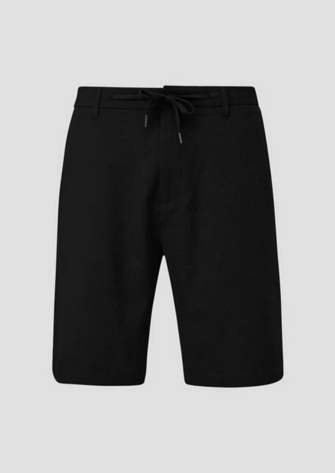s.Oliver BLACK LABEL Bermudas Seersucker-Shorts im Relaxed Fit günstig online kaufen