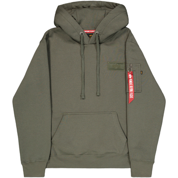 Alpha Industries  Sweatshirt Backprint Hoodie  - dark olive günstig online kaufen