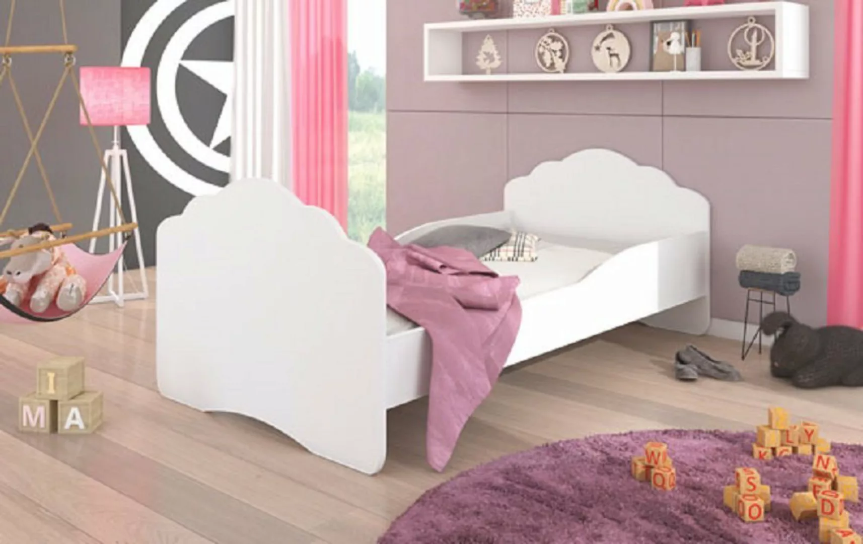 Feldmann-Wohnen Kinderbett CASIMO (Liegefläche: 80 x 160 cm), Motiv wählbar günstig online kaufen