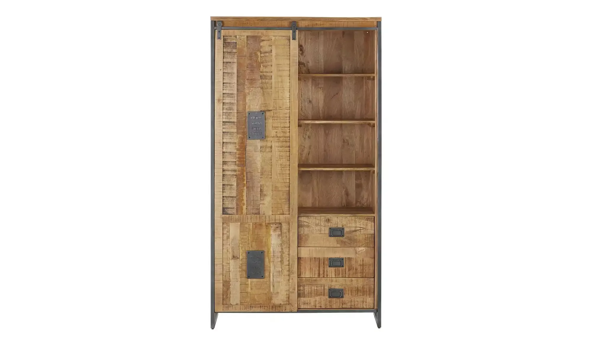 Mehrzweckschrank  Josha ¦ holzfarben ¦ Maße (cm): B: 110 H: 200 T: 45 Schrä günstig online kaufen