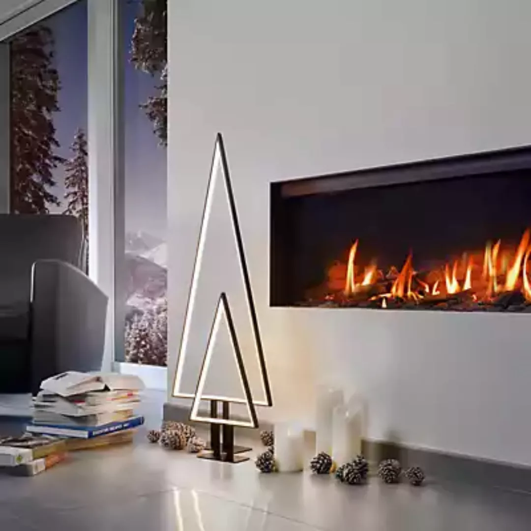 Designleuchte LED Weihnachtsbaum Pine H 100 cm Alu günstig online kaufen