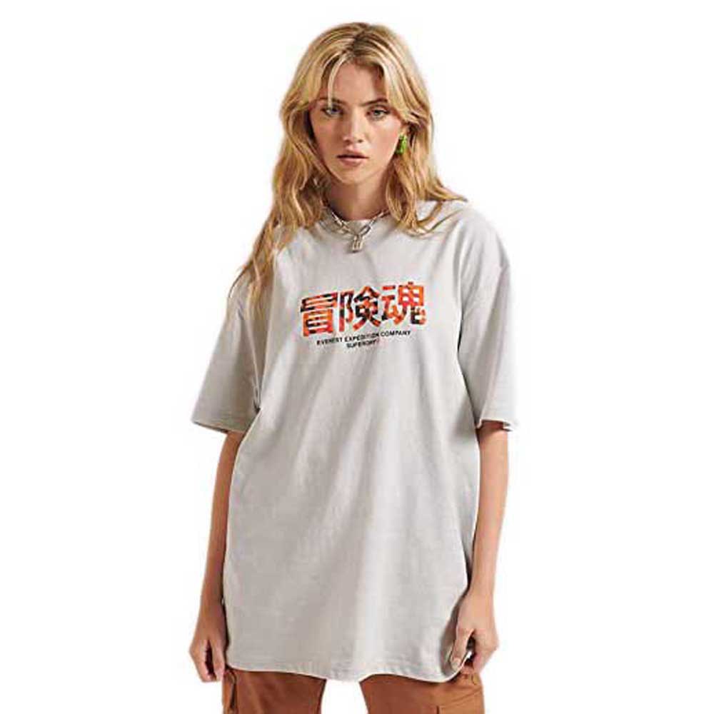 Superdry Survivalist Graphic Kurzärmeliges T-shirt M-L Glacier Grey günstig online kaufen