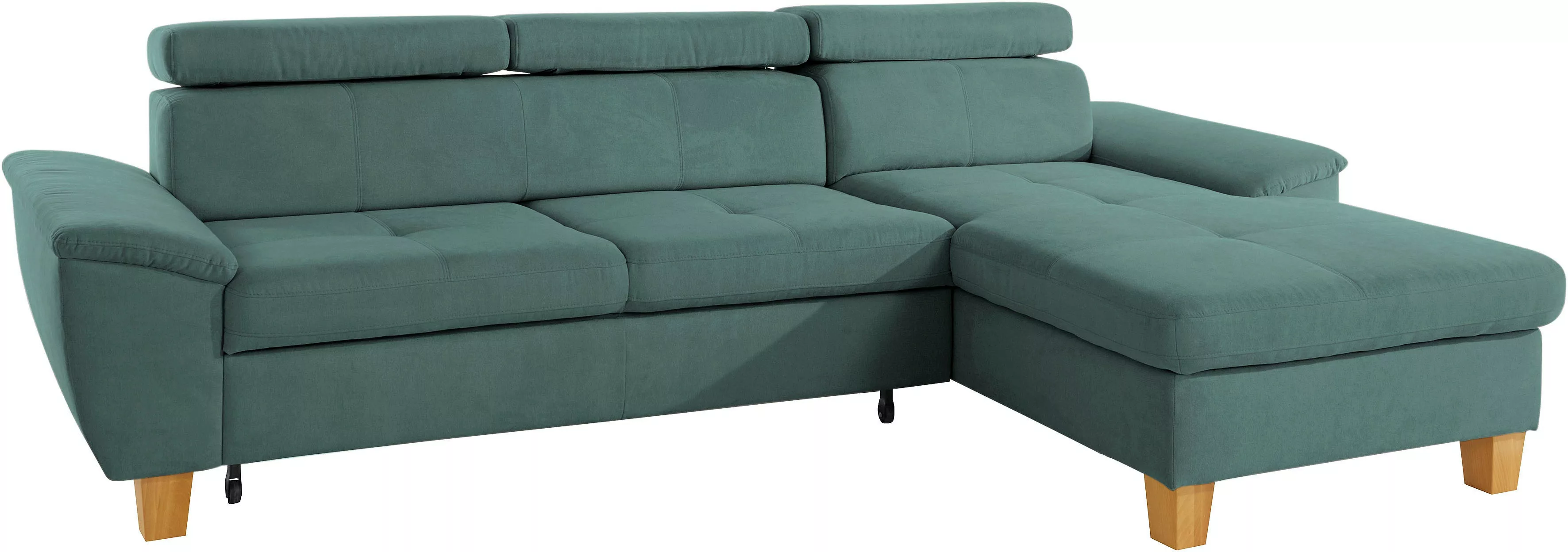 exxpo - sofa fashion Ecksofa "Enya, L-Form", Kopfteilverstellung, wahlweise günstig online kaufen