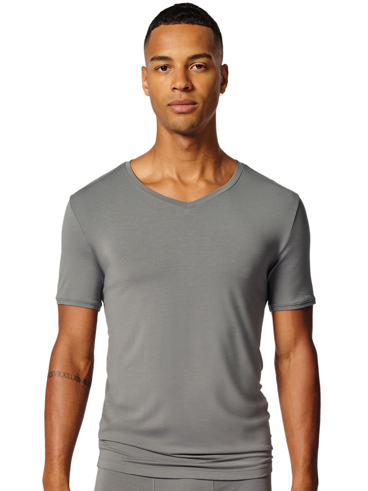 Skiny Unterziehshirt Herren V-Shirt kurzarm Calmodal günstig online kaufen