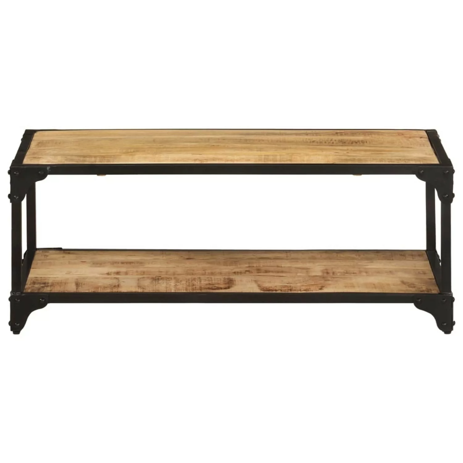 Couchtisch 90x45x35 Cm Raues Massives Mangoholz günstig online kaufen