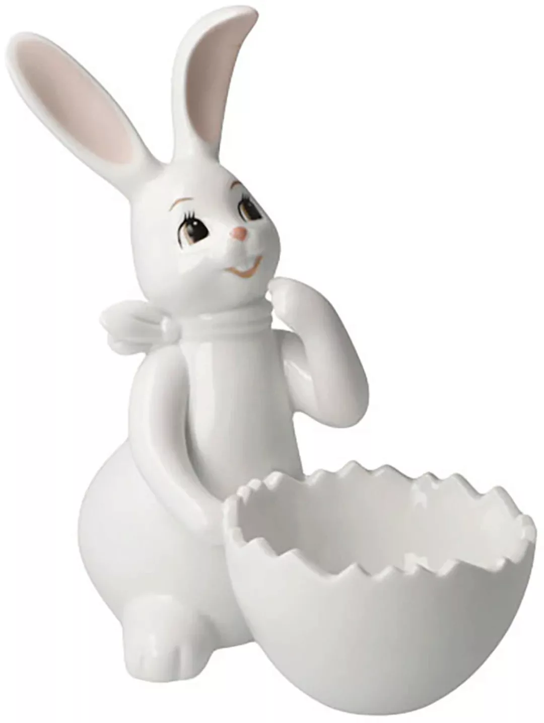 Goebel Osterhase "Figur Hase mit Schale Snow White - Cute Girl", Osterfigur günstig online kaufen