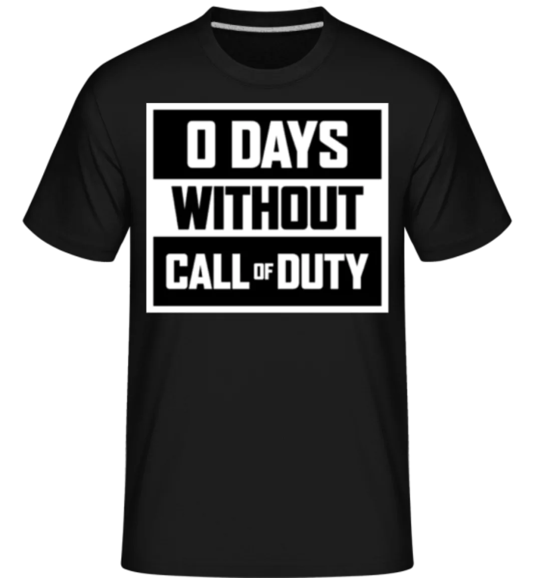 Zero Days Without Call Of Duty · Shirtinator Männer T-Shirt günstig online kaufen