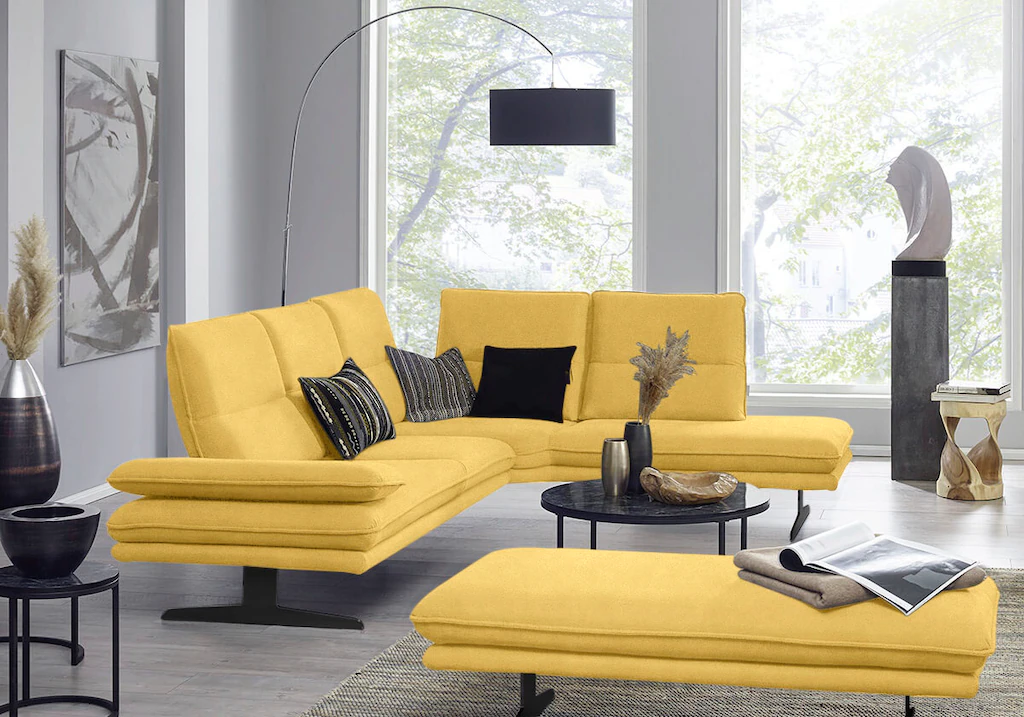 W.SCHILLIG Ecksofa "broadway, Designsofa, mit tollem Sitzkomfort, L-Form", günstig online kaufen