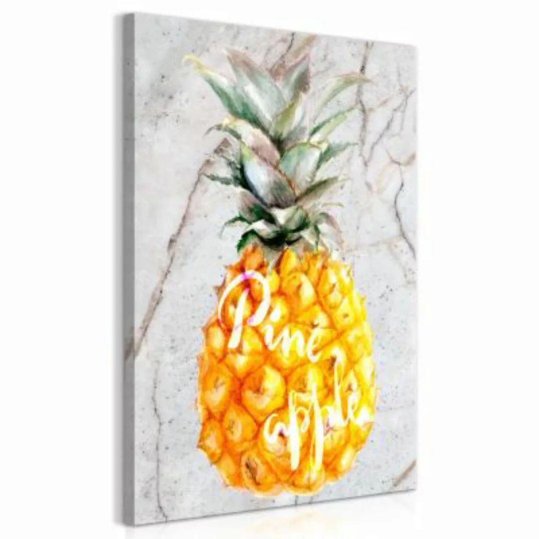 artgeist Wandbild Pineapple and Marble (1 Part) Vertical mehrfarbig Gr. 40 günstig online kaufen