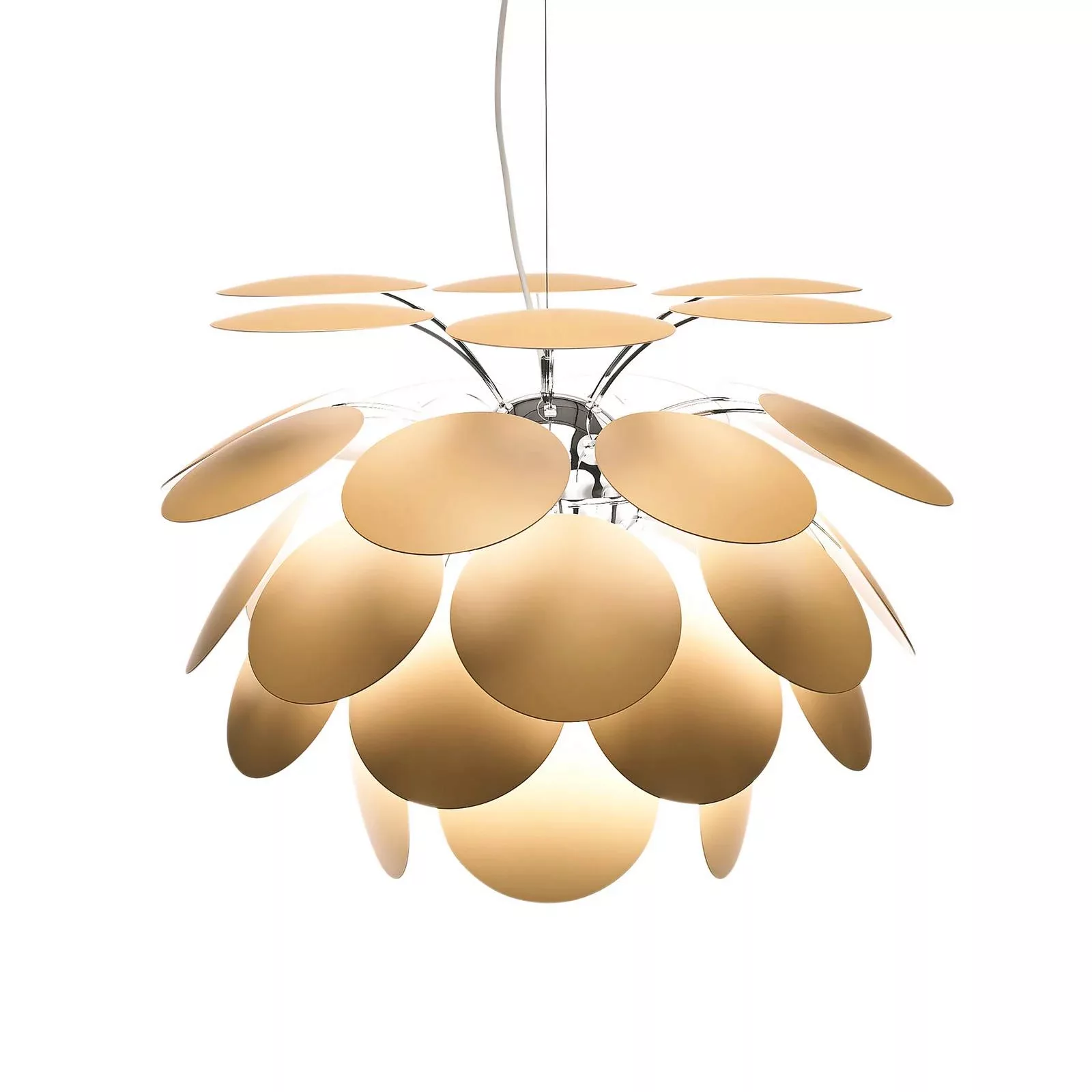 MARSET Discocó Pendellampe Ø 35 cm beige matt günstig online kaufen