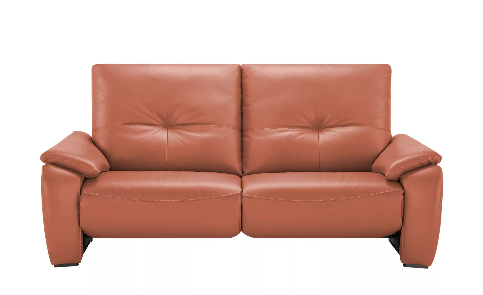 Wohnwert Ledersofa  Halina ¦ orange ¦ Maße (cm): B: 205 H: 98 T: 98 Polster günstig online kaufen