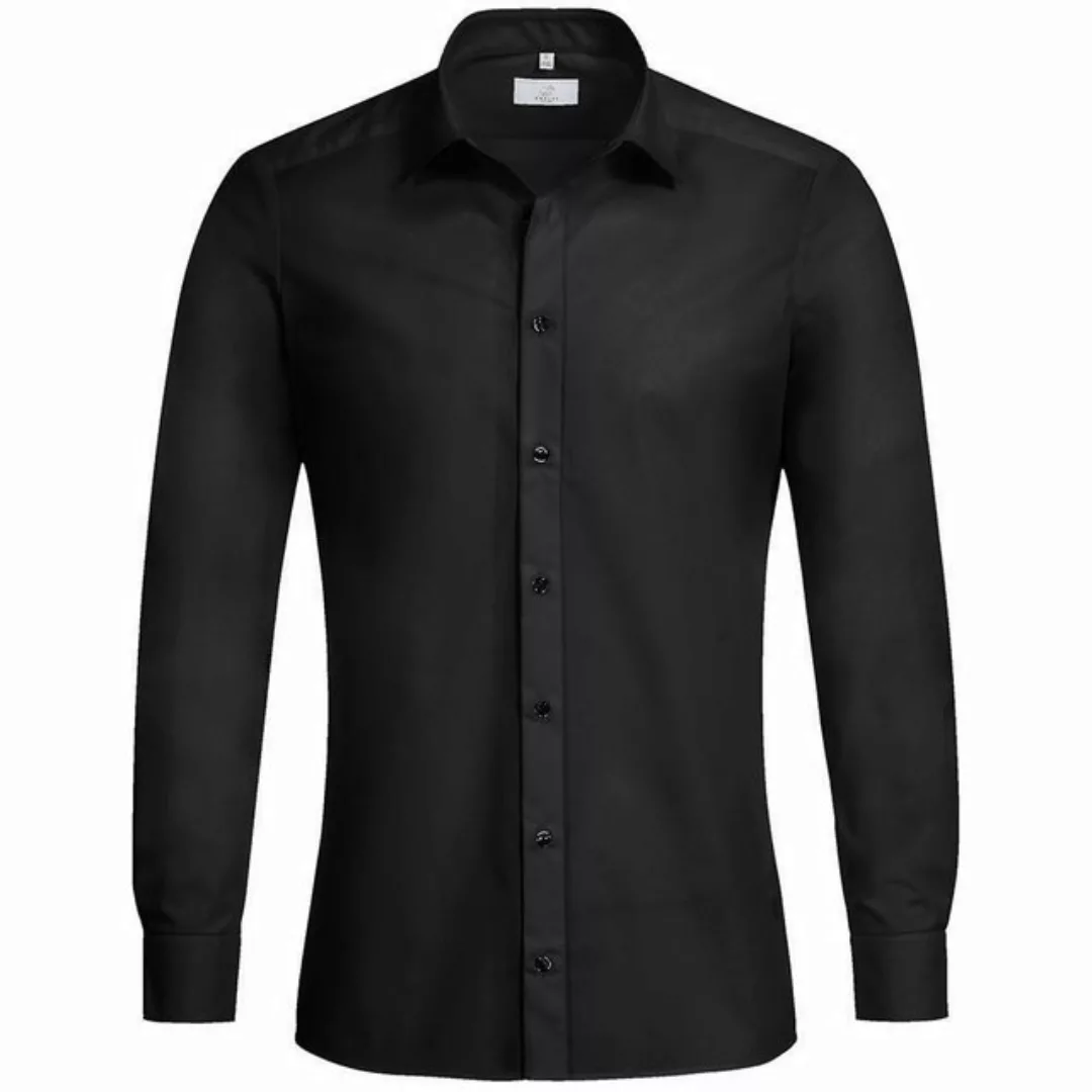 GREIFF Langarmhemd Greiff Corporate Hemd BASIC Herren Slim Fit OEKO TEX® Sc günstig online kaufen