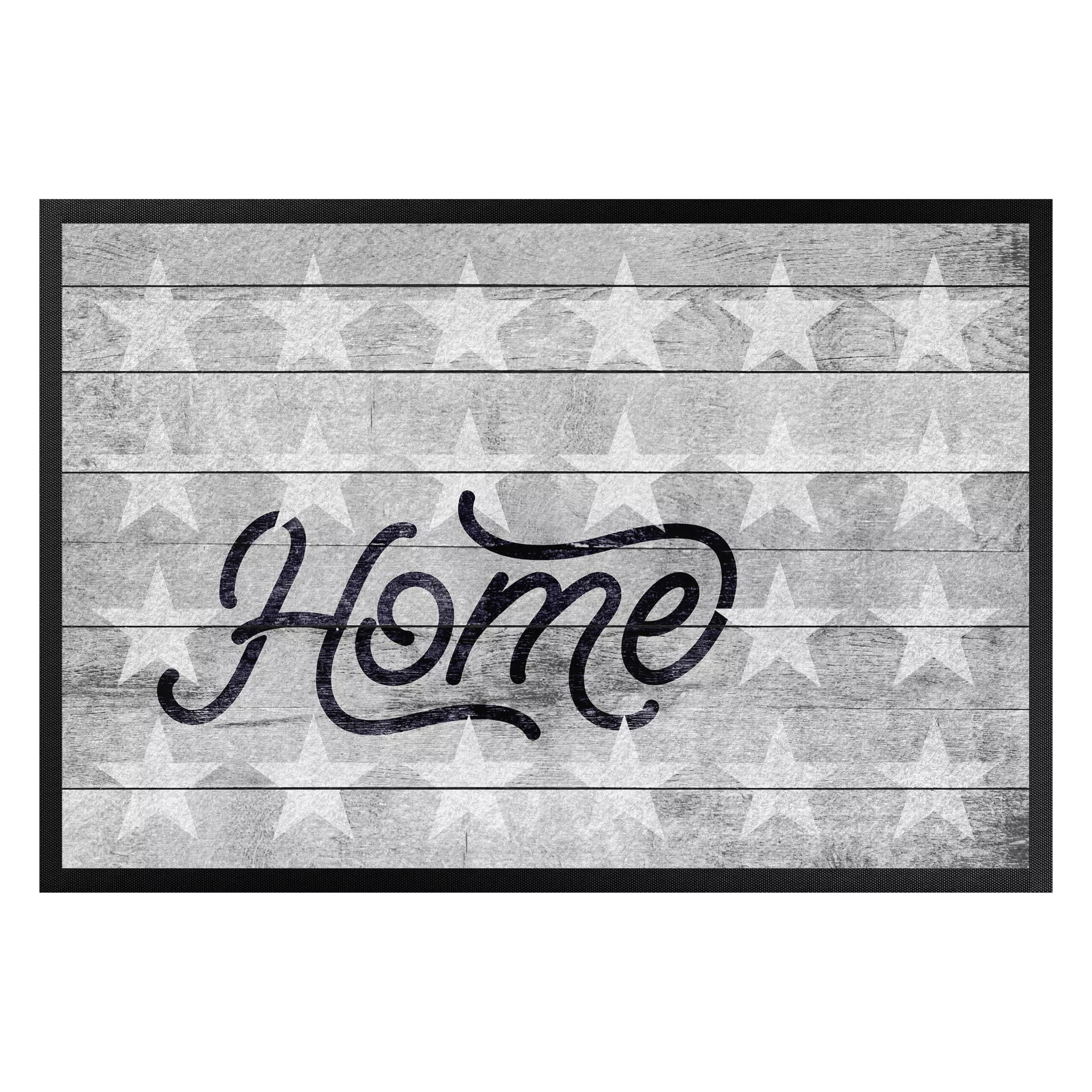 Fußmatte Muster & Textur Home Sterne Shabby günstig online kaufen