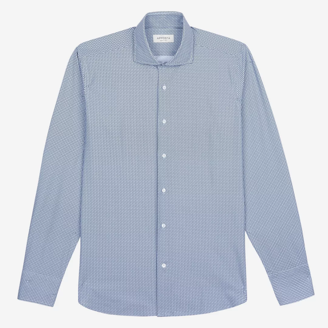 Hemd  designs  hellblau lycra popeline doppelt gezwirnt sensitive, kragenfo günstig online kaufen