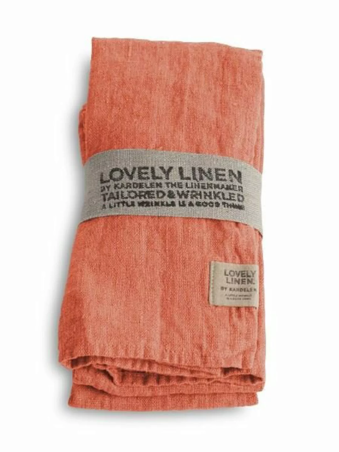 Lovely Linen Servietten & -ringe Lovely Serviette Leinen peach (1 Stück) (P günstig online kaufen