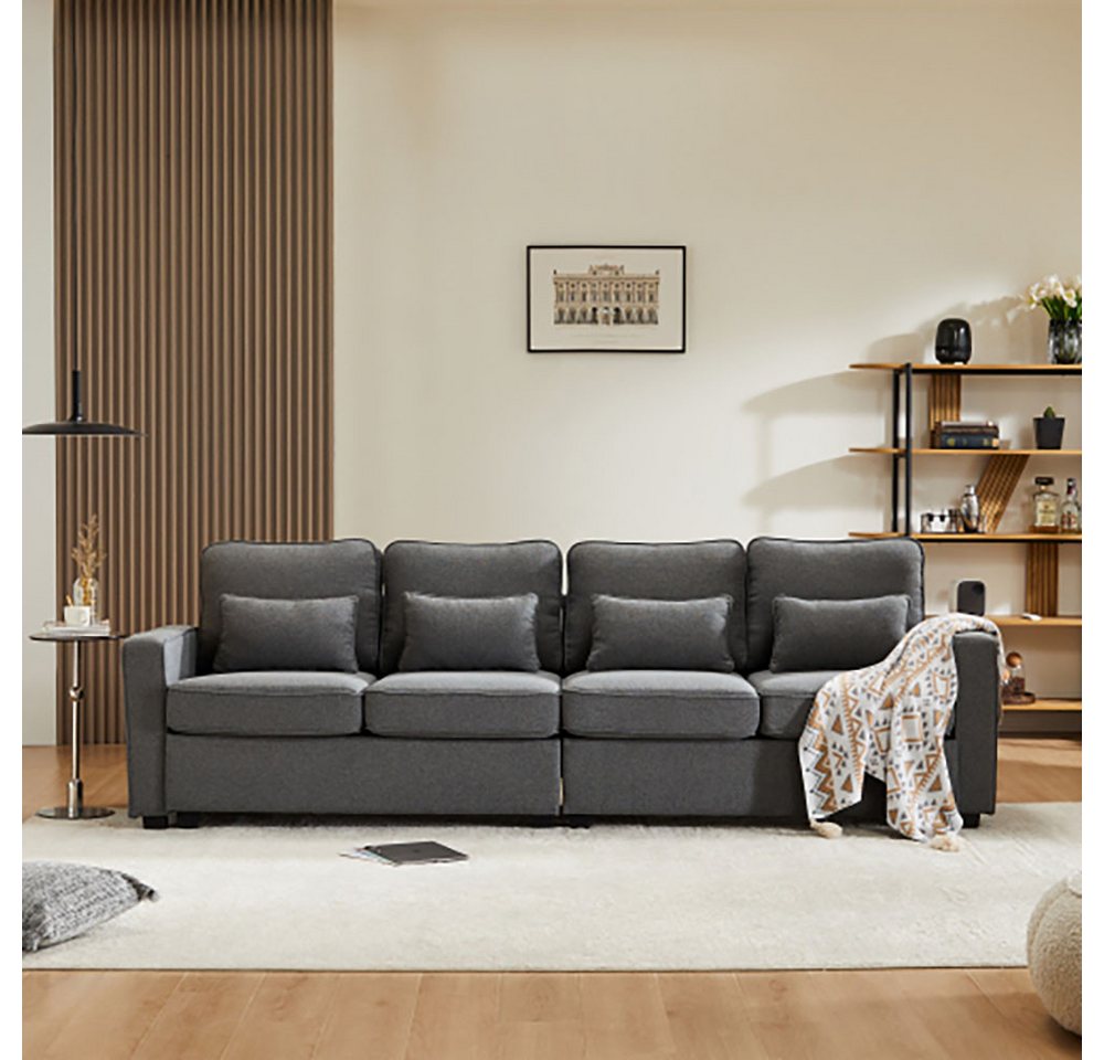 Veepeak Big-Sofa Leinenstoff Sofa günstig online kaufen