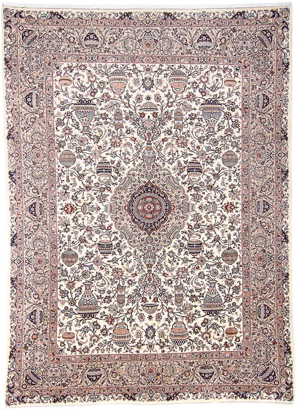 morgenland Wollteppich »Täbriz - 40 Raj Medaillon 395 x 298 cm«, rechteckig günstig online kaufen