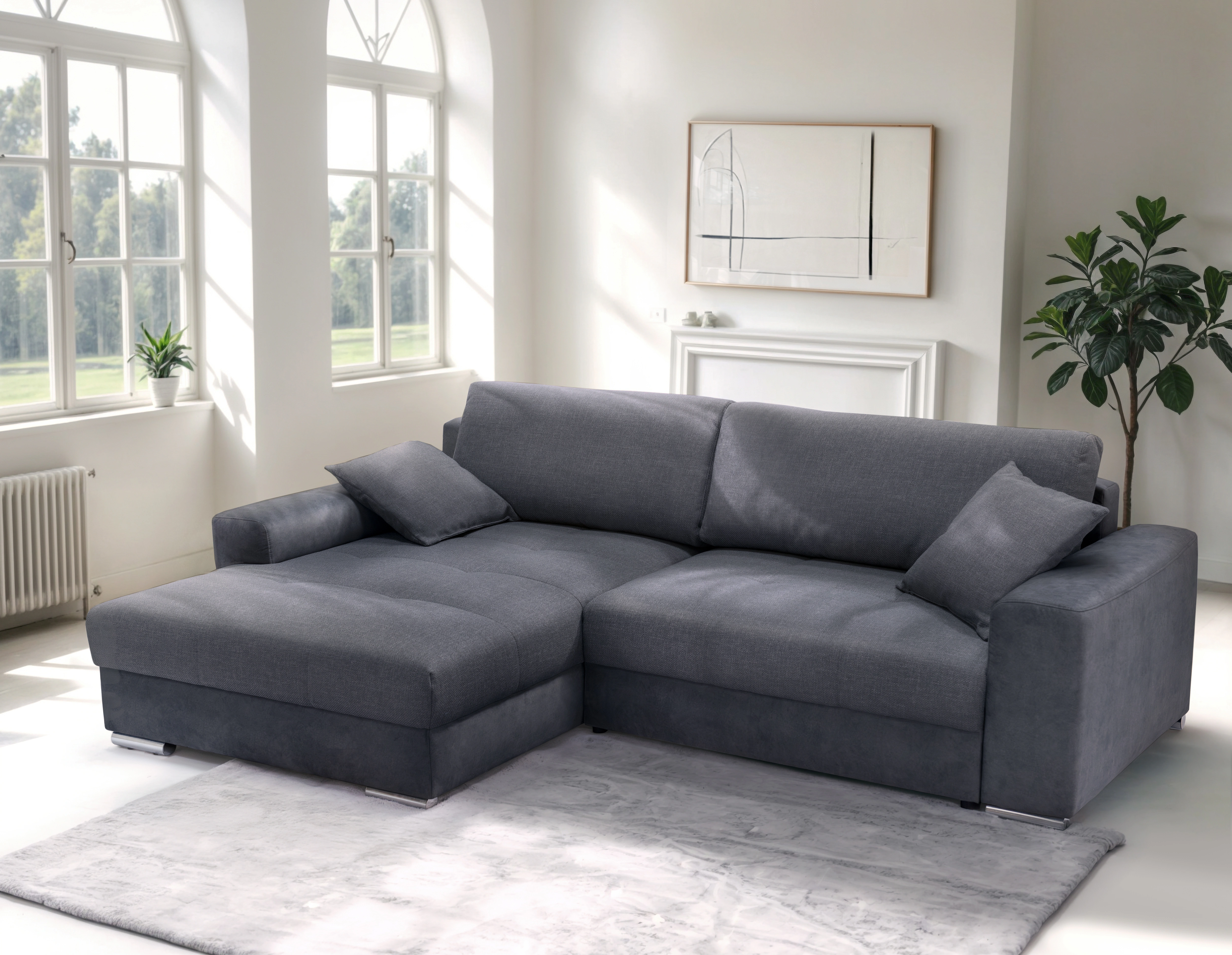 exxpo - sofa fashion Ecksofa "Larnaca, inkl. Bettfunktion und Bettkasten, b günstig online kaufen