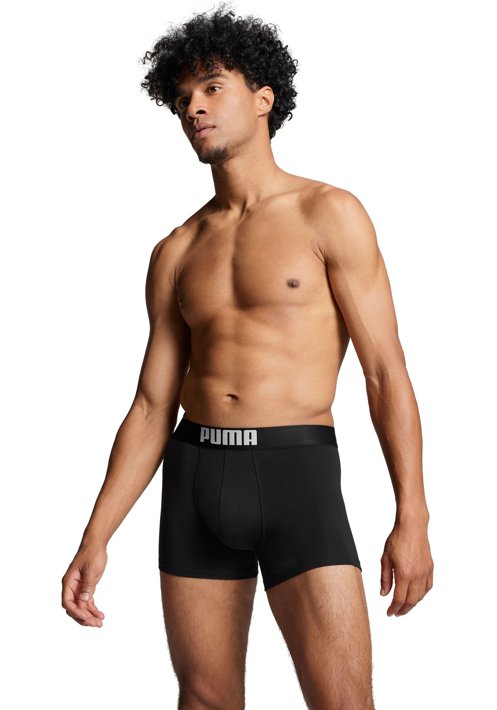 PUMA Boxer "Placed Logo", (Packung, 2er-Set), mit dehnbarem Komfortbund günstig online kaufen