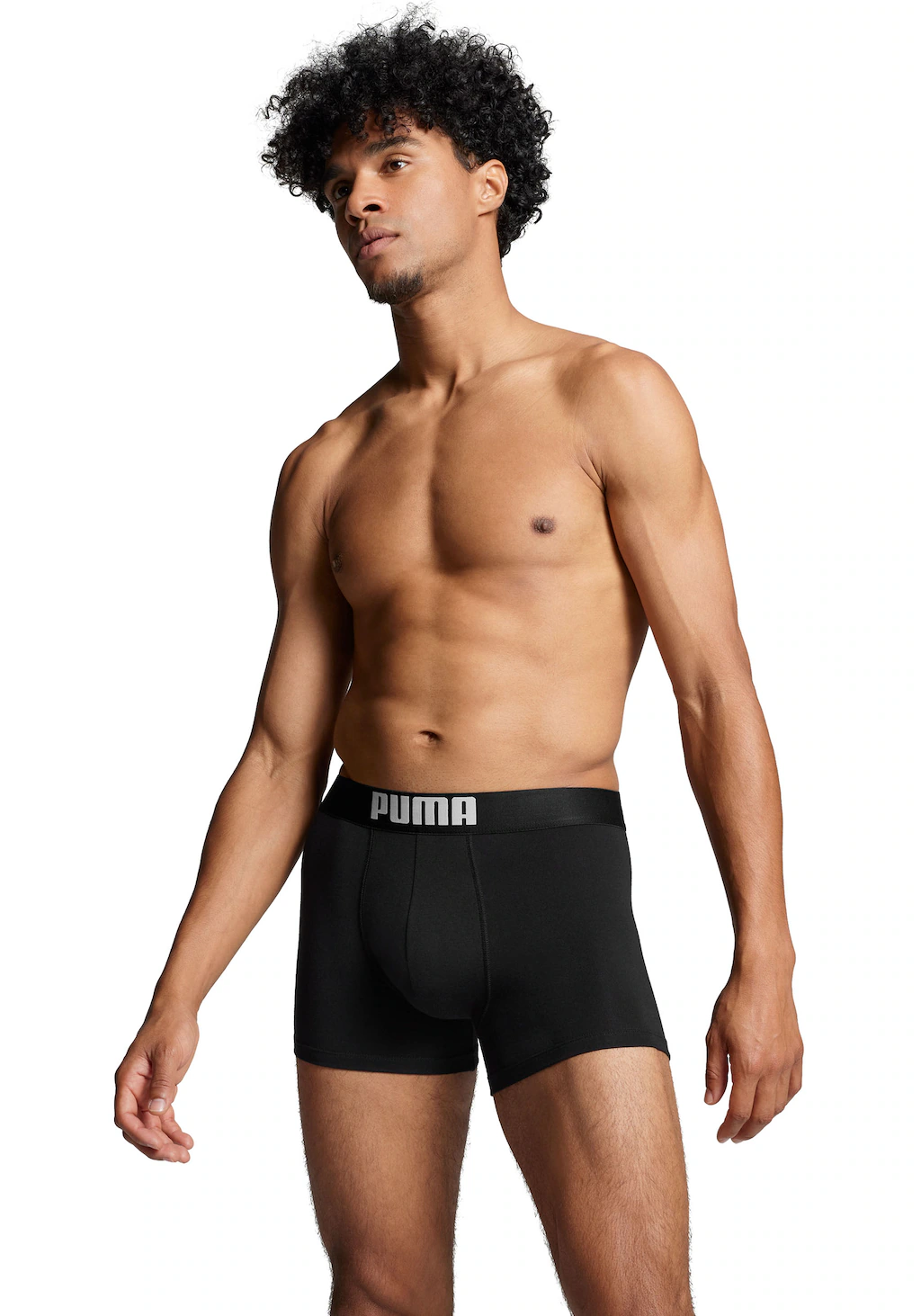 PUMA Boxer "Placed Logo", (Packung, 2er-Set), mit dehnbarem Komfortbund günstig online kaufen