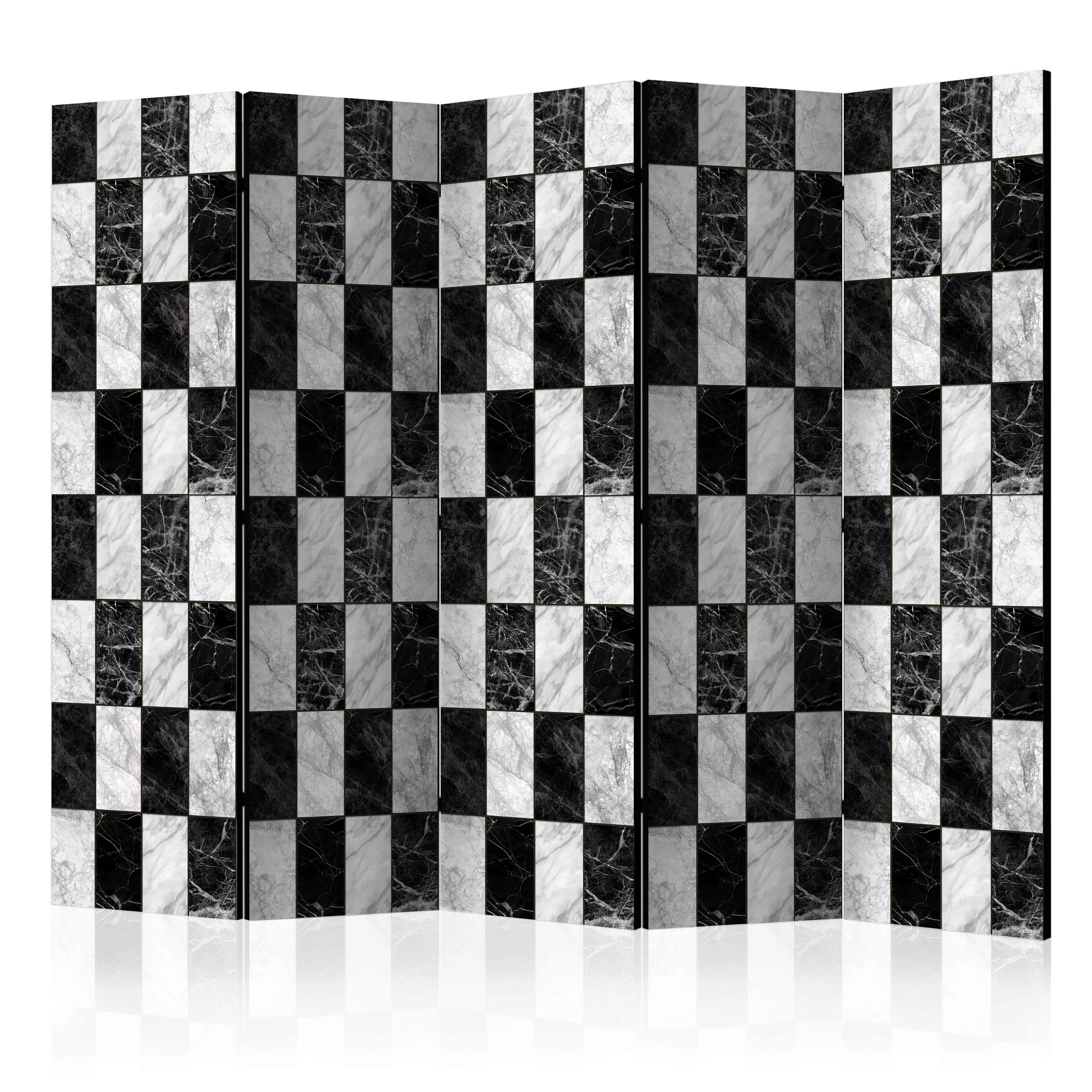 5-teiliges Paravent - Checker Ii [room Dividers] günstig online kaufen