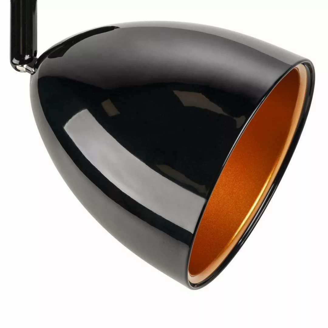 LED 3-Phasenschienen Leuchte GU10 max. 25W in Schwarz und Gold günstig online kaufen
