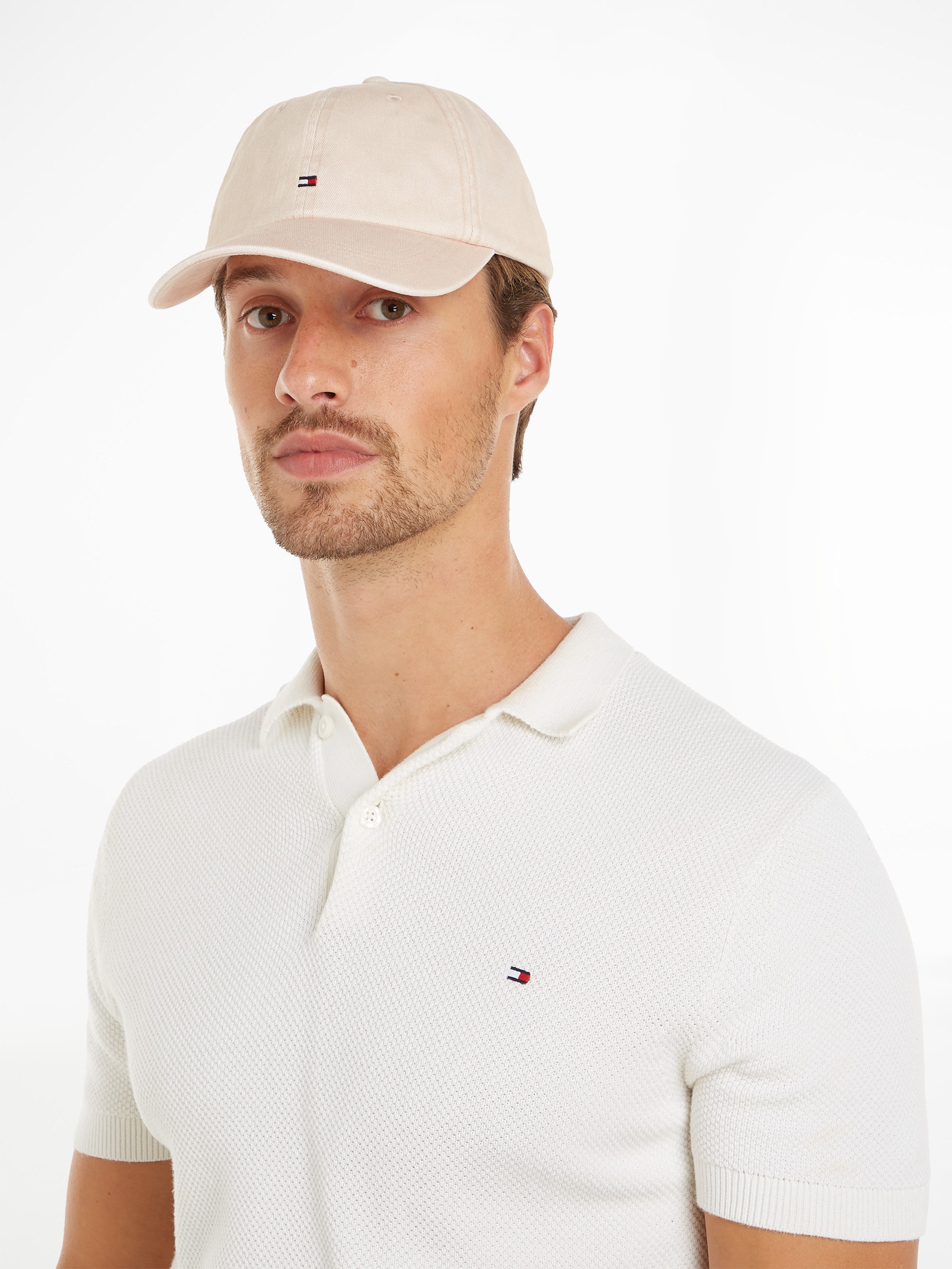 Tommy Hilfiger Baseball Cap "TH FLAG 85 SOFT 6 PANEL CAP", mit Logostickere günstig online kaufen