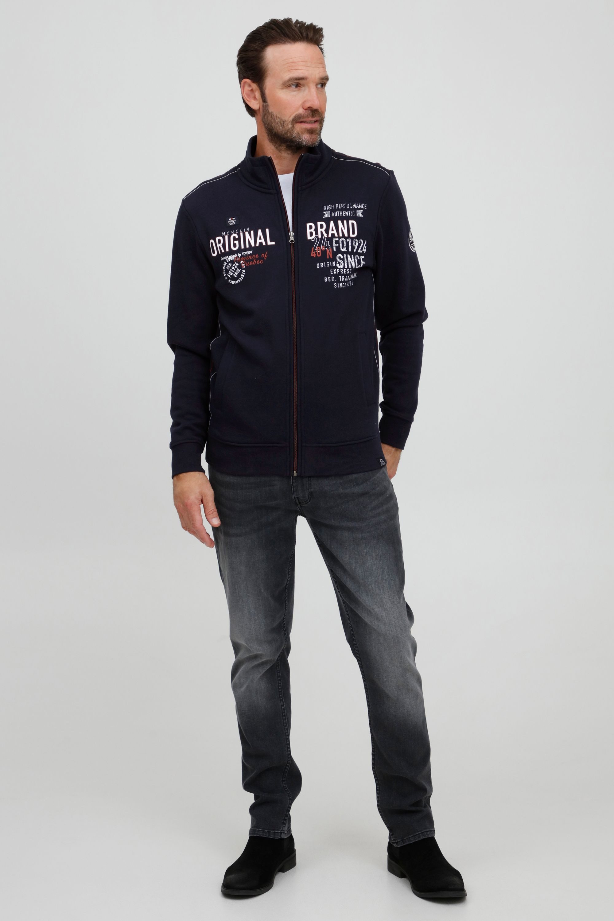 FQ1924 Sweatjacke FQLenne 21900108-ME Sportliche Sweatjacke günstig online kaufen