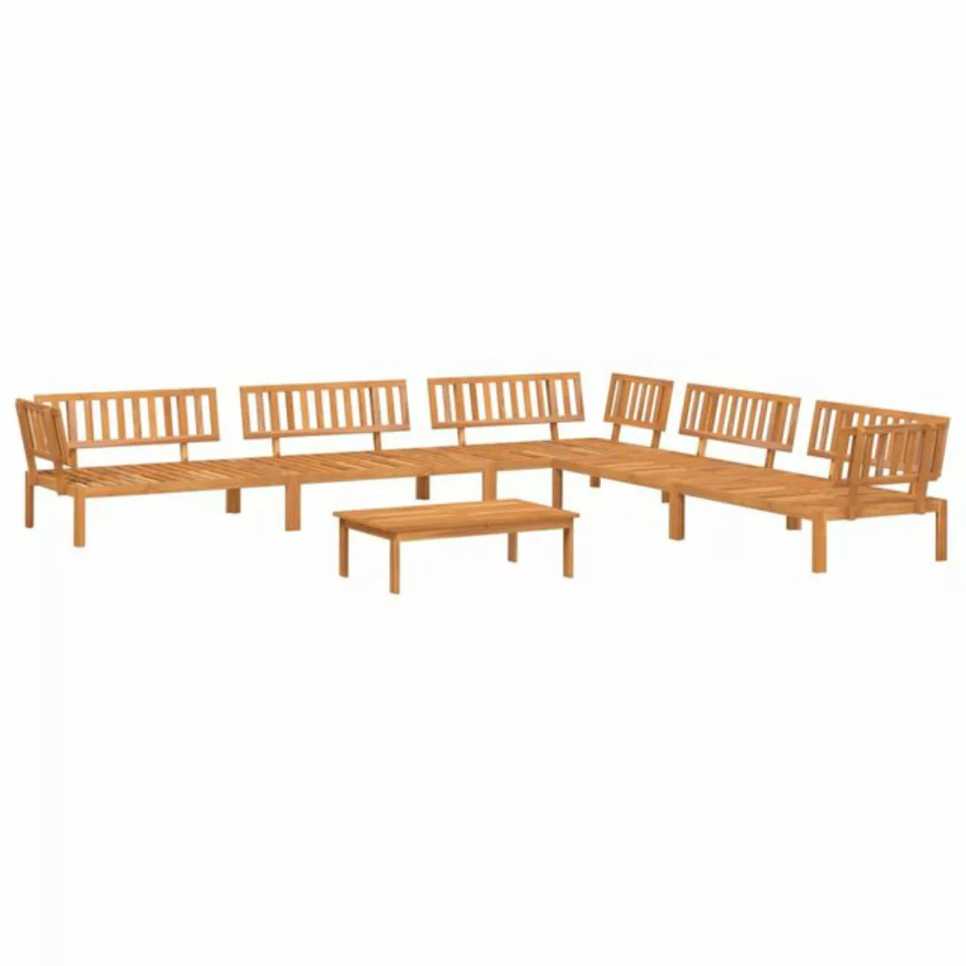 vidaXL Loungesofa 6-tlg. Garten-Sofagarnitur aus Paletten Massivholz, 1 Tei günstig online kaufen