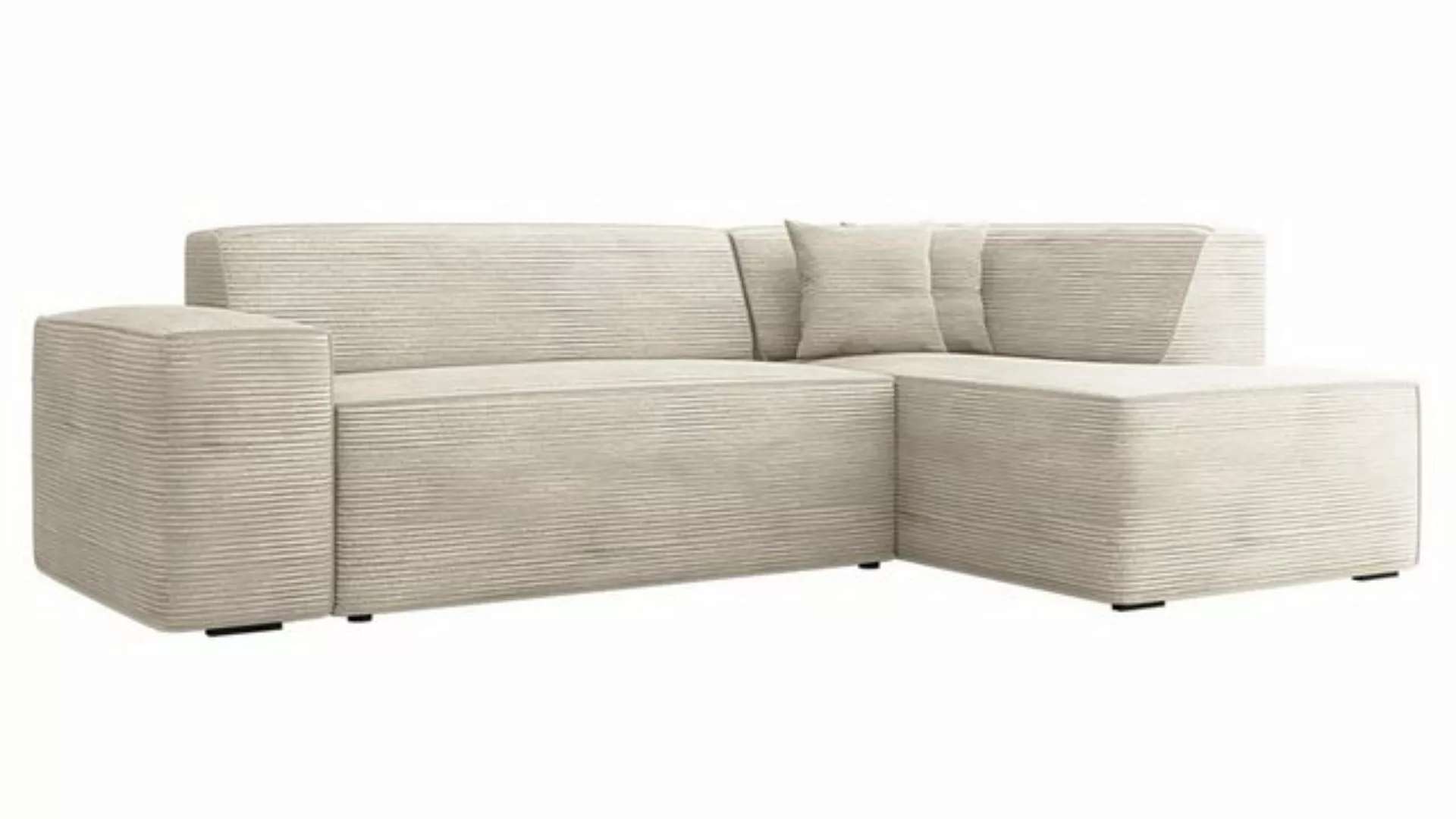 MIRJAN24 Ecksofa Lordin Cord, Eckcouch mit Kissen-Set, Polstersofa, Polster günstig online kaufen