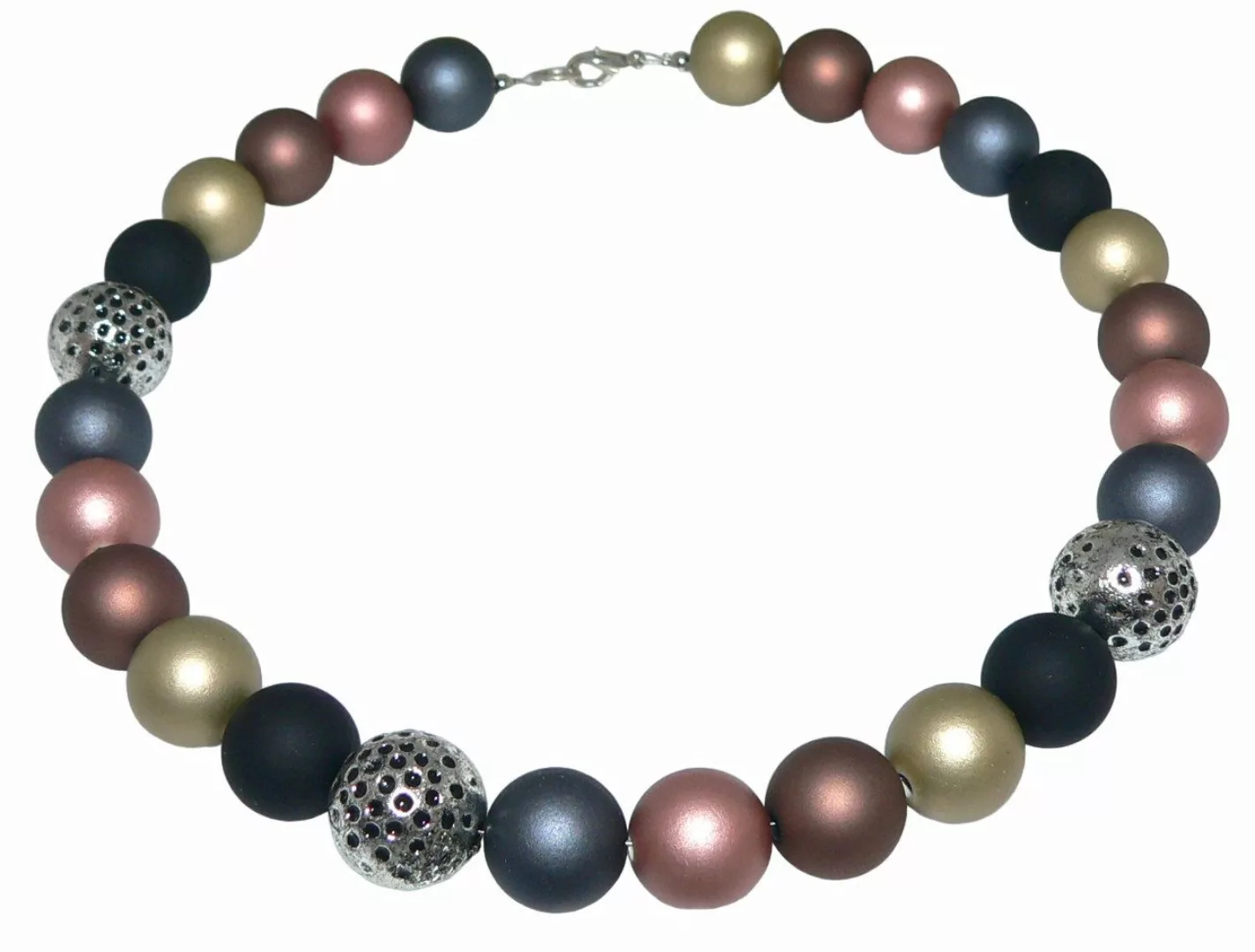 traumschmuck Collier 247y Halskette Perlenmix kupfer günstig online kaufen