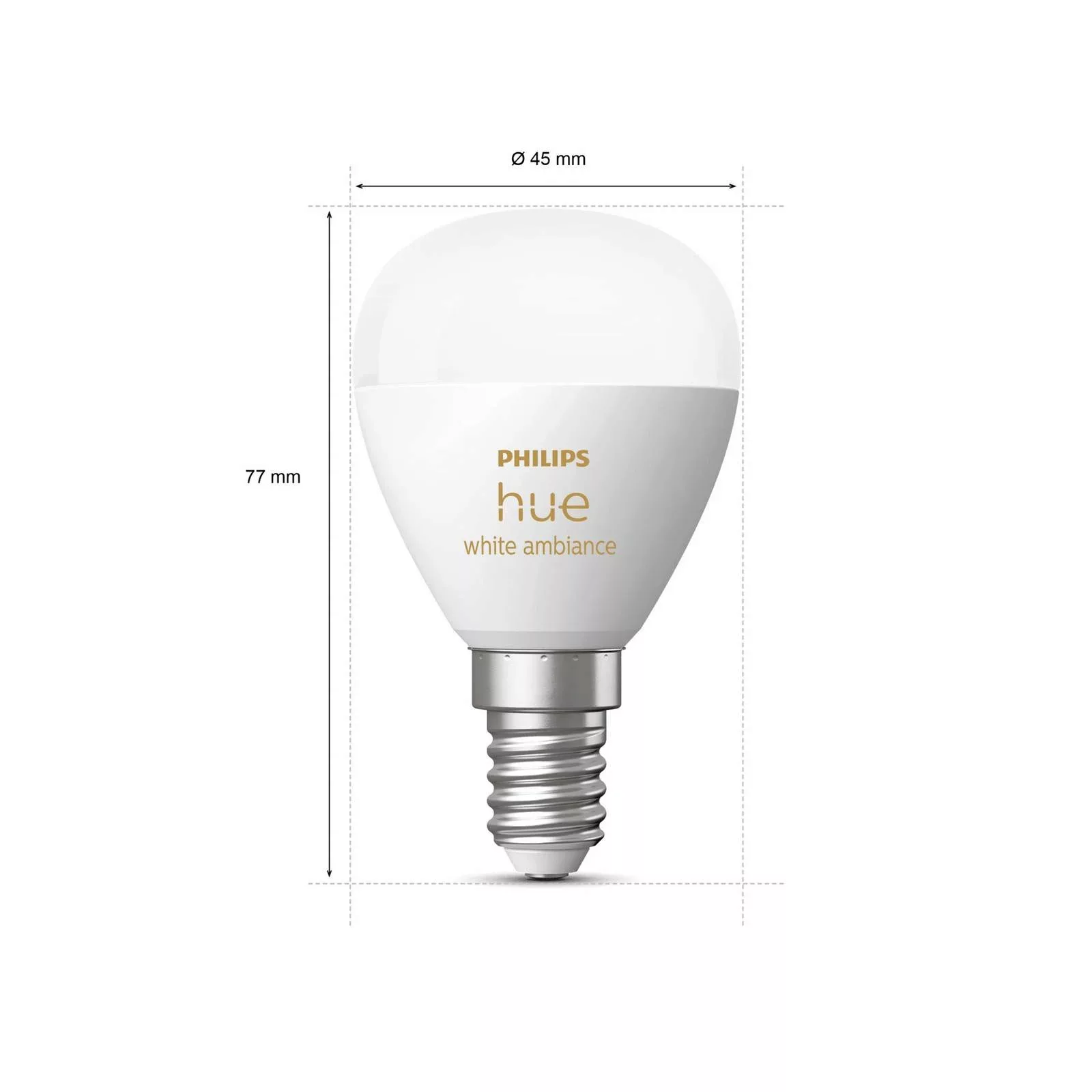 Philips Hue White Ambiance E14 5,1W 470lm 2er-Set günstig online kaufen