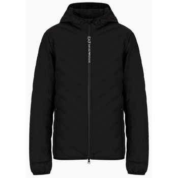 Emporio Armani EA7  Trainingsjacken Daunenjacke mit Logo und Reißverschluss günstig online kaufen