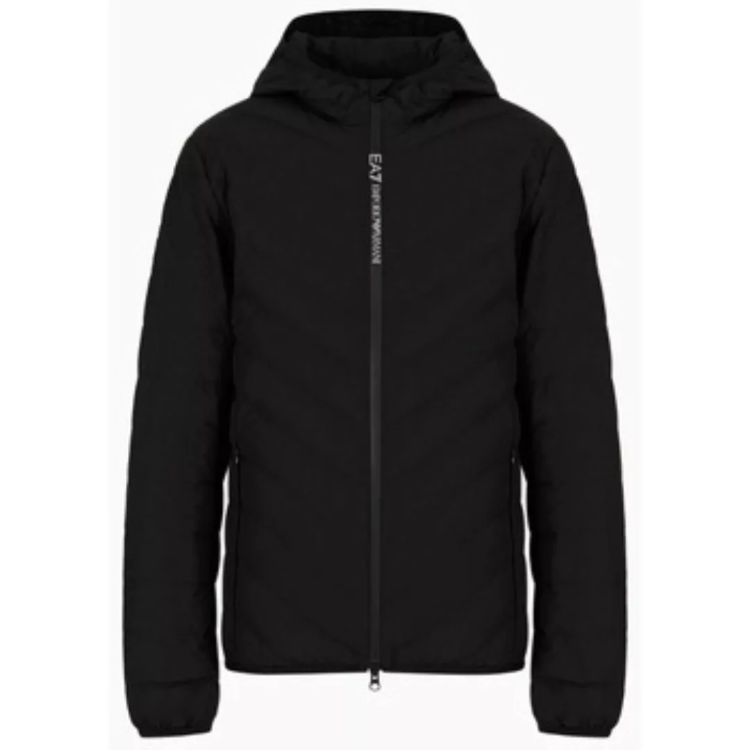 Emporio Armani EA7  Trainingsjacken Daunenjacke mit Logo und Reißverschluss günstig online kaufen