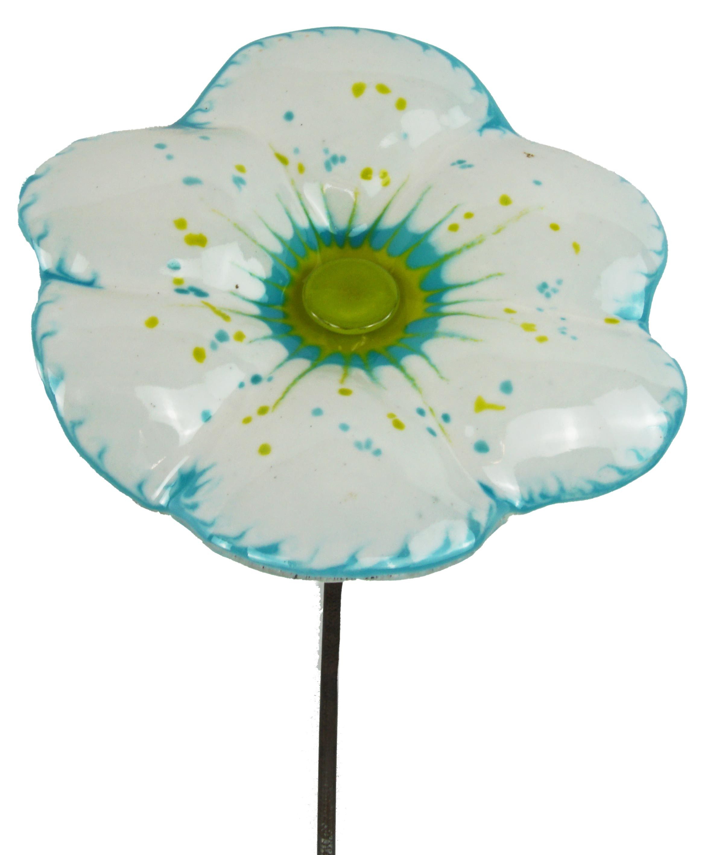 Cwwn Gartenstecker Gartenstecker Glasblume handgefertigt günstig online kaufen