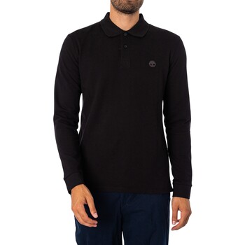 Timberland  Poloshirt Langärmliges Poloshirt mit Slim Fit und Logostickerei günstig online kaufen