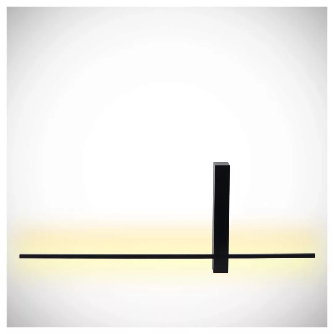 LED-Wandleuchte Segin, Höhe 60 cm, 6W, schwarz, Aluminium günstig online kaufen