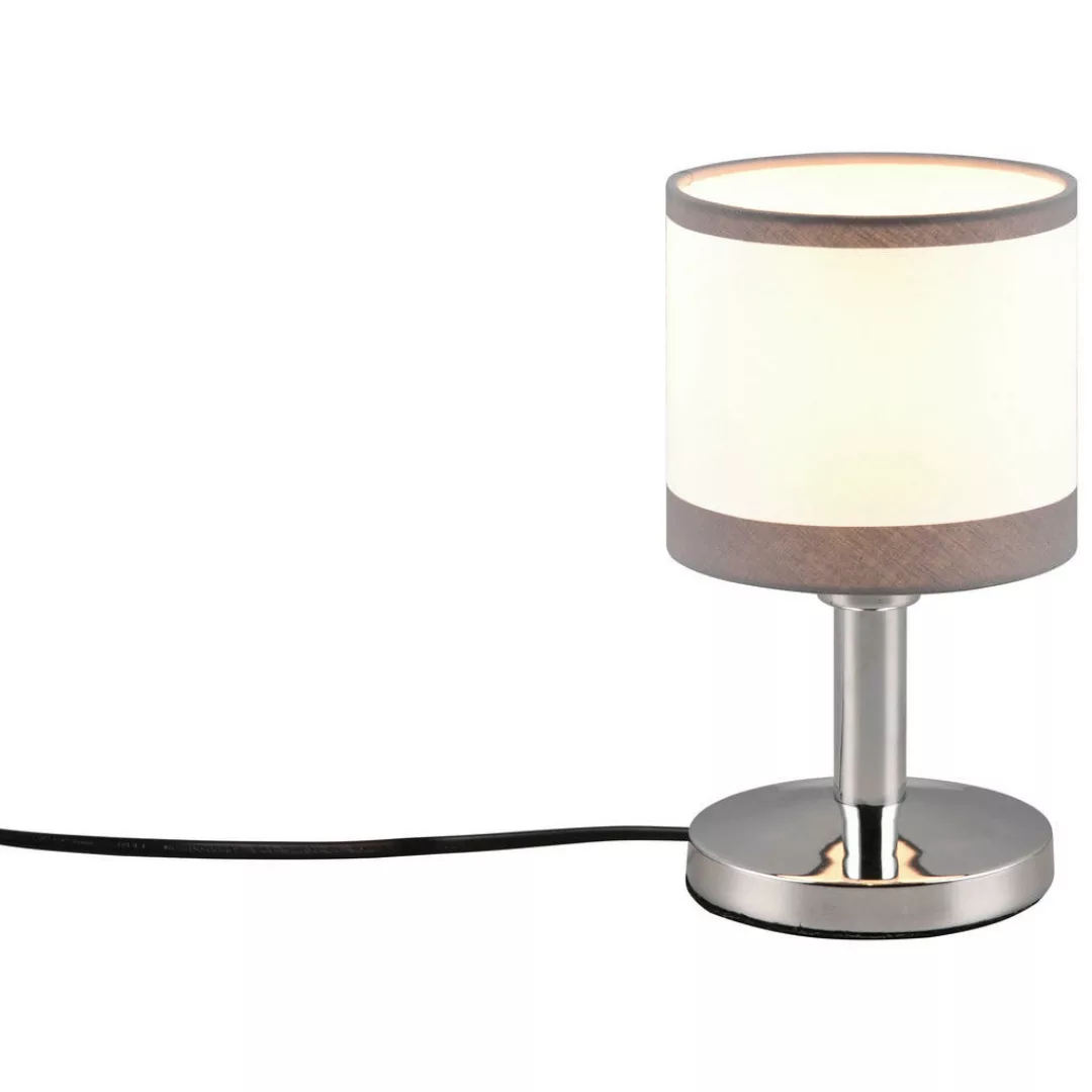 Reality Design-Tischlampe Davos 1-flammig Chrom 12 cm x 12 cm günstig online kaufen