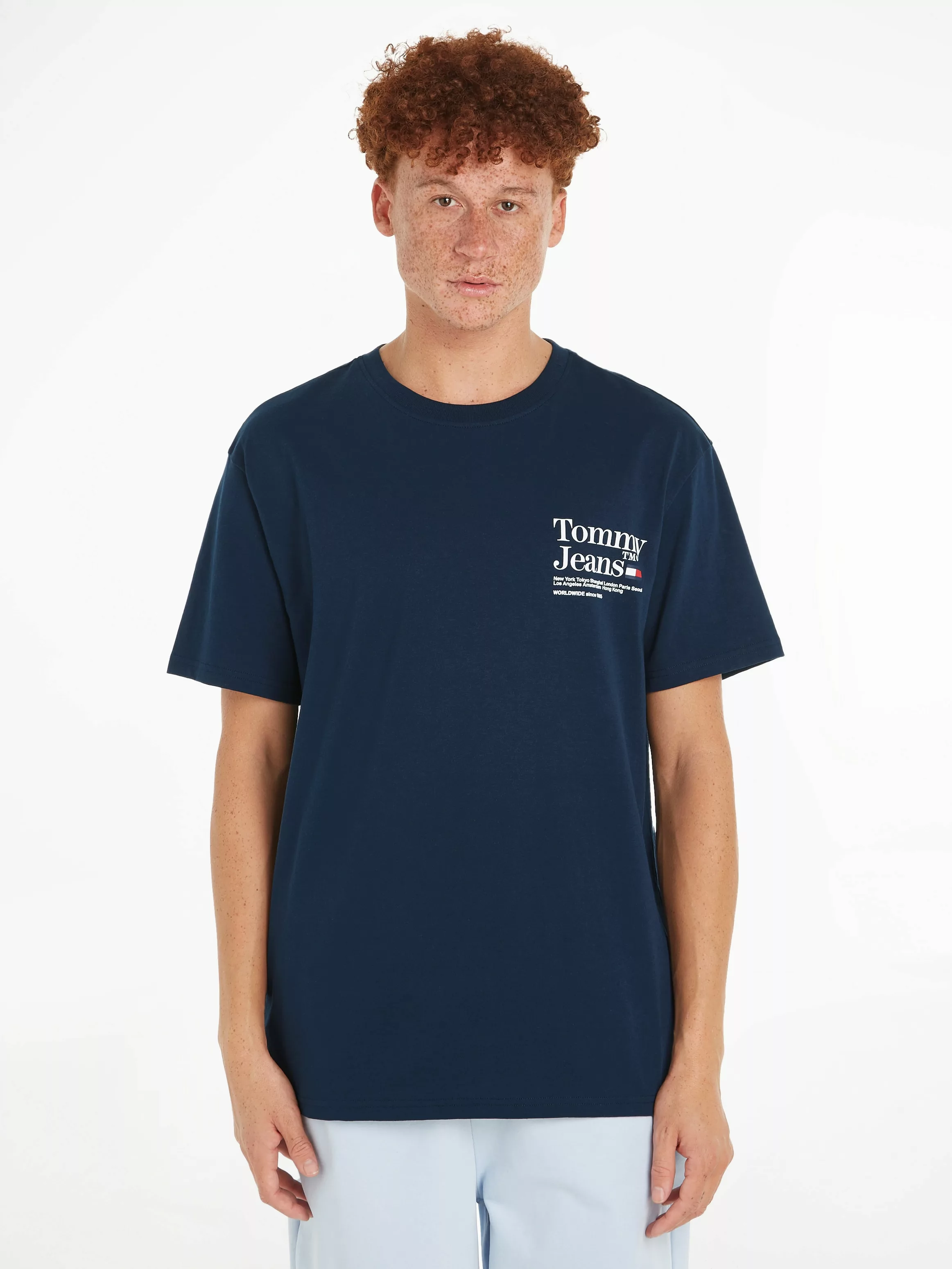 Tommy Jeans T-Shirt TJM REG MODERN TOMMY TM TEE mit großem Aufdruck auf dem günstig online kaufen