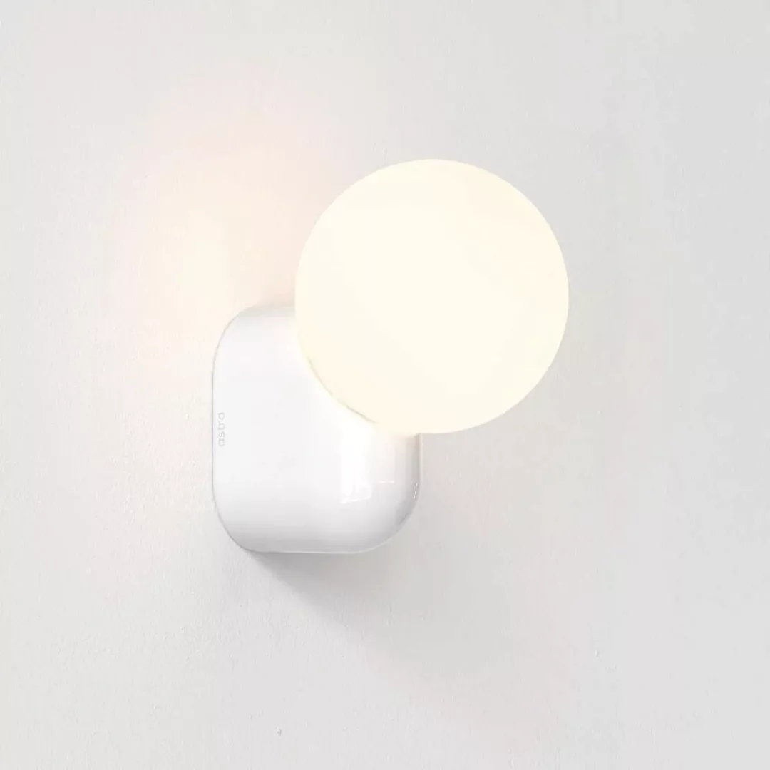 Wandleuchte Lyra in Weiß-glänzend G9 1-flammig IP44 günstig online kaufen